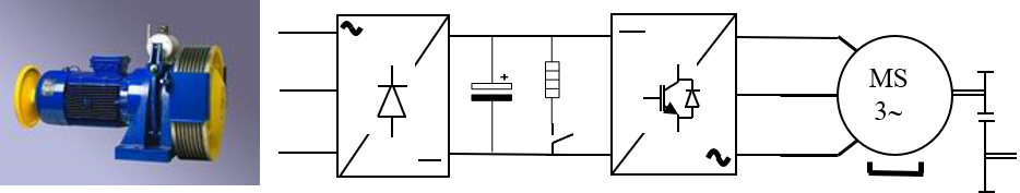 Motor reducer set